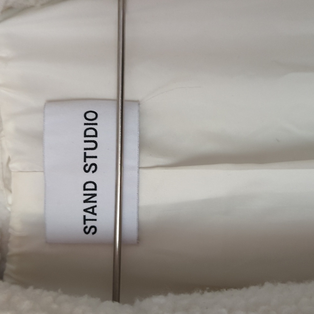Stand Studio Cream Teddy Jacket - Picture 8 of 12